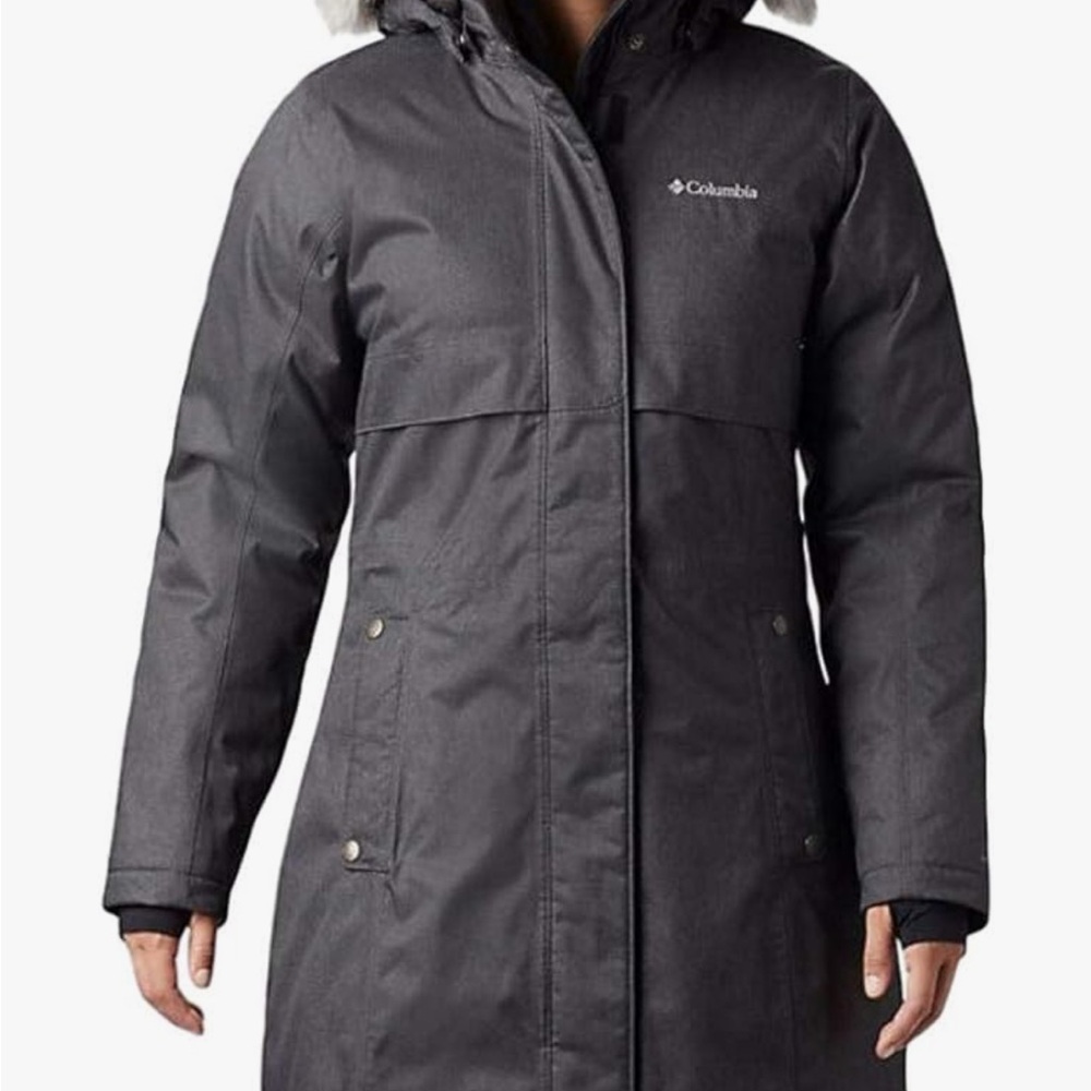 Columbia Women’s Apres Arson II Long Down Jacket, Black xl